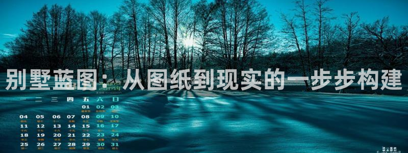 安信12招商：别墅蓝图：从图纸到现实的一步步构建