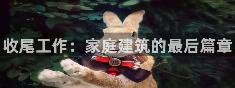 安信12娱乐登录网页：收尾工作：家庭建筑的最后篇章