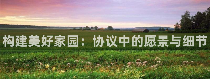 安信12是做什么：构建美好家园：协议中的愿景与细节