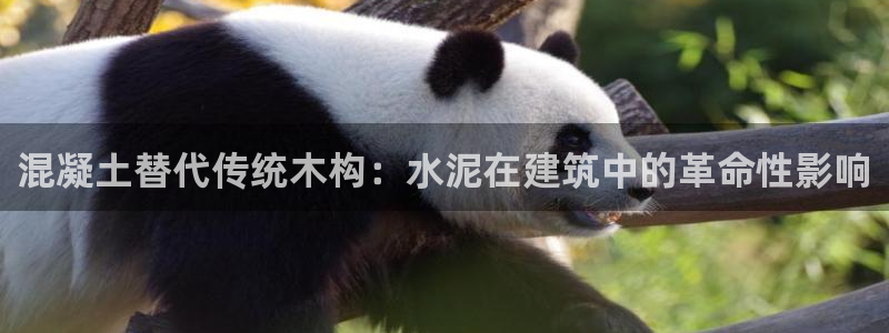 安信12彩票：混凝土替代传统木构：水泥在建筑中的革命性影响