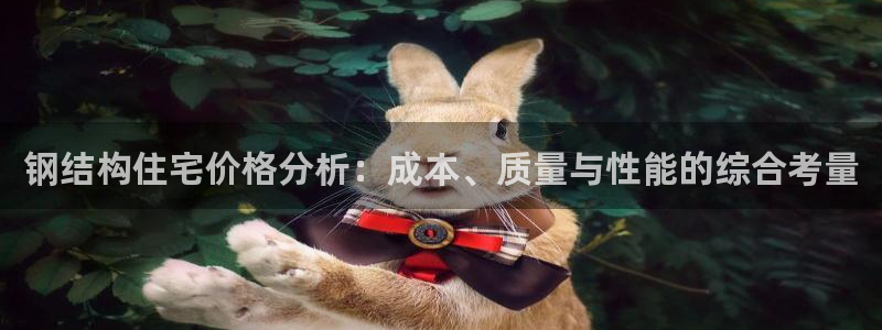安信12负责人：钢结构住宅价格分析：成本、质量与性能的综合考量