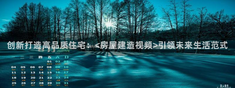 信安12乐打棒：创新打造高品质住宅：<房屋建造视频>引领未来生活范式