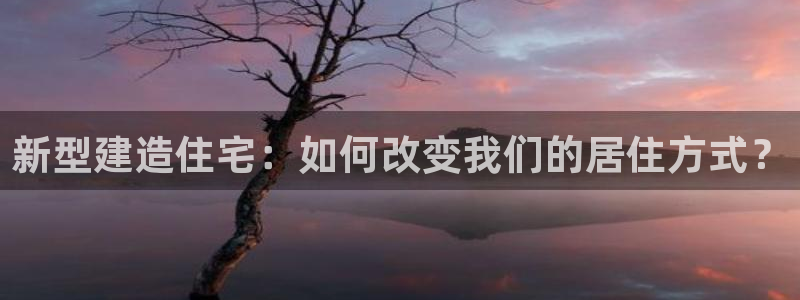 安信12娱乐代理：新型建造住宅：如何改变我们的居住方式？