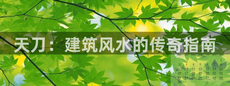 下载安信12：天刀：建筑风水的传奇指南