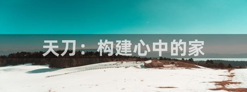 安信可f12：天刀：构建心中的家