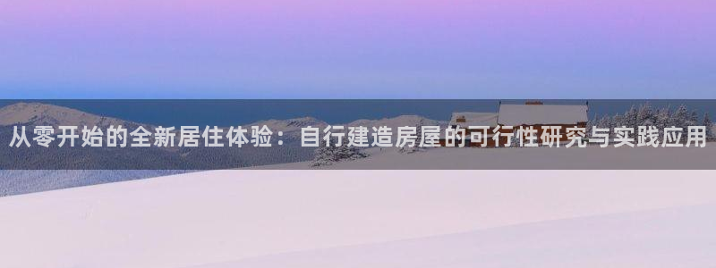 安信12是啥：从零开始的全新居住体验：自行建造房屋的可行性研究与实践应用