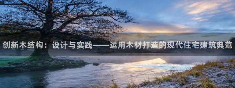 安信12app下载：创新木结构：设计与实践——运用木材打造的现代住宅建筑典范